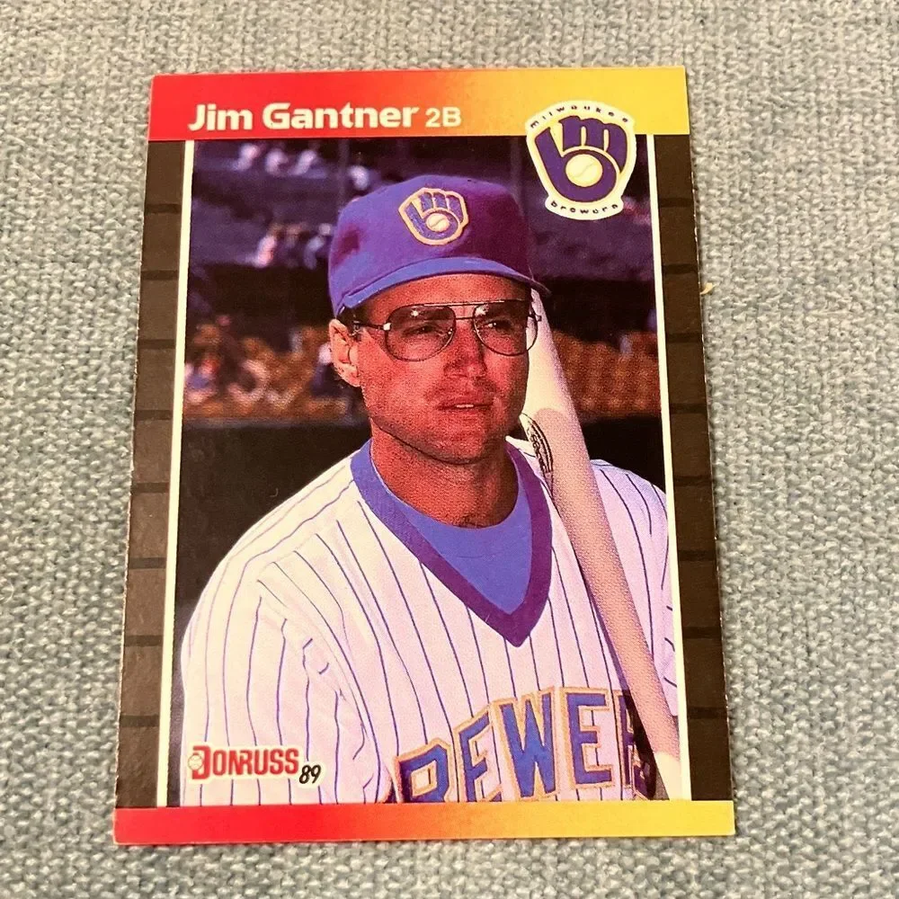 1989 Donruss Milwaukee Brewers Baseball Card Trading Card